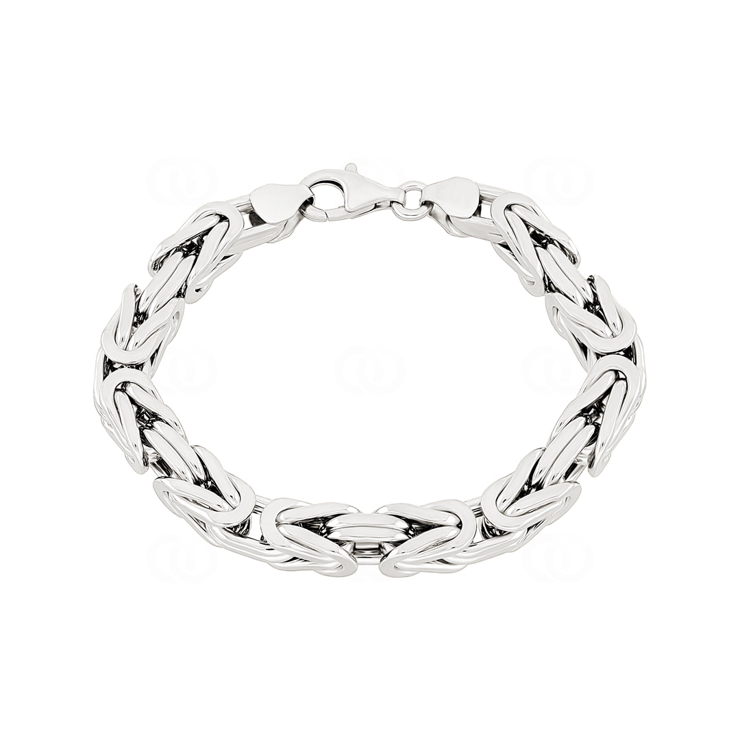 Königsarmband klassisch 925 Silber 8.0mm