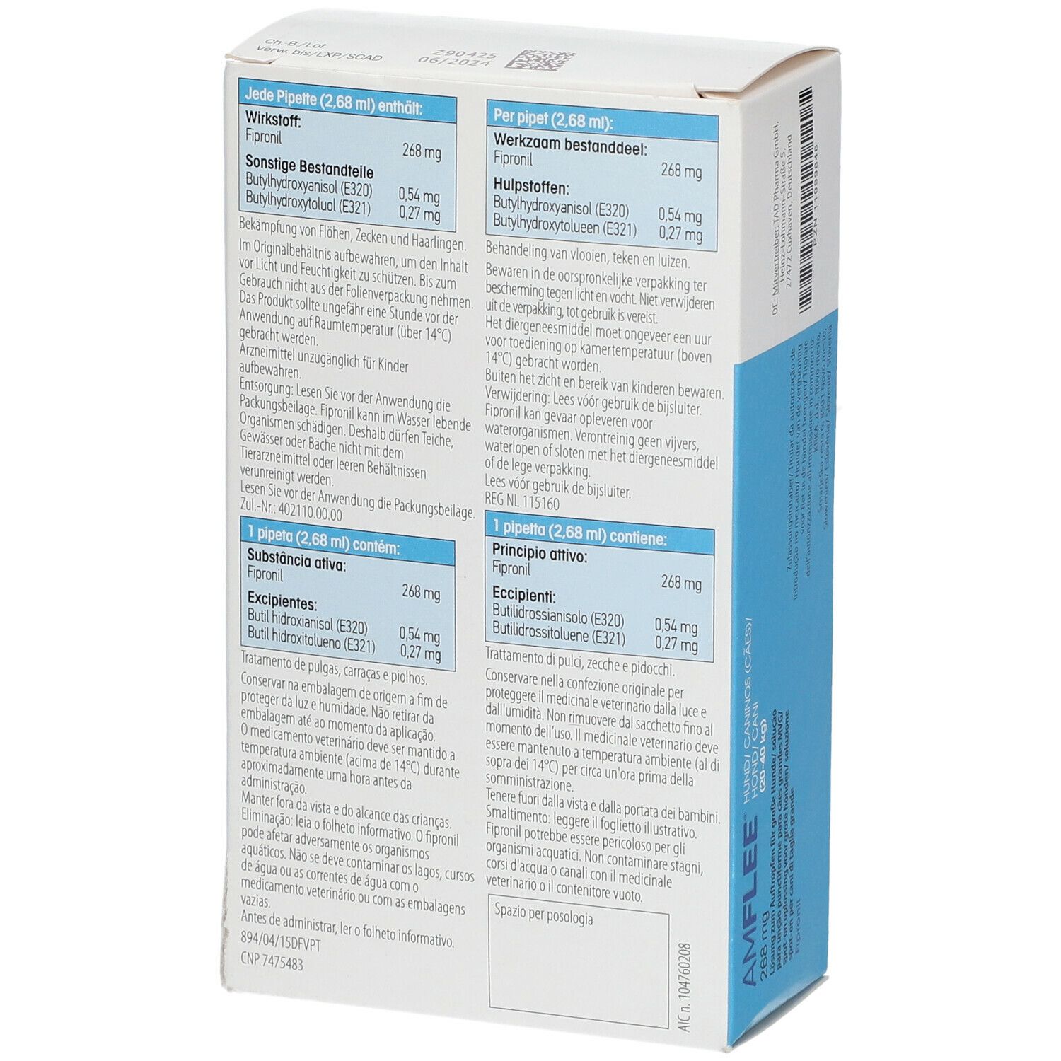 Amflee® 268 mg für große Hunde