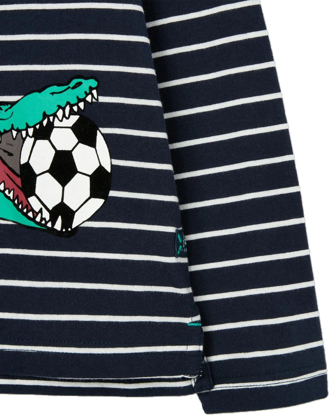 Langarmshirt FINLAY STRIPE CROCODILE in navy