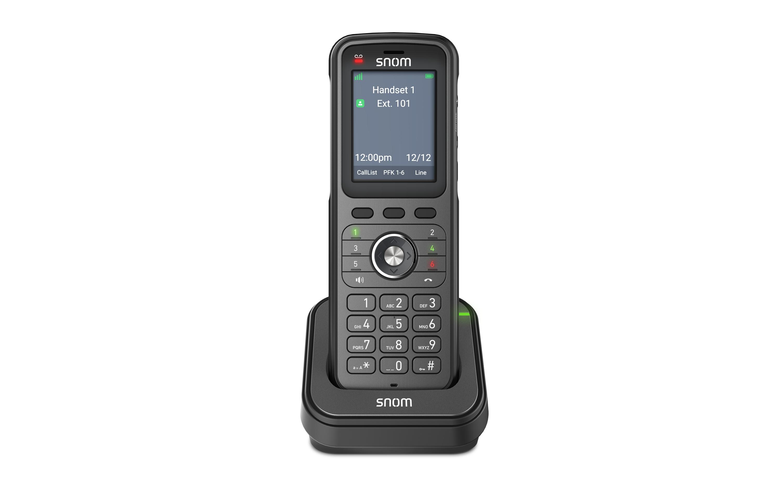 Mobilteil M56 mit Ladeschale<br>Snoms leistungsstarkes DECT-Mobilteil