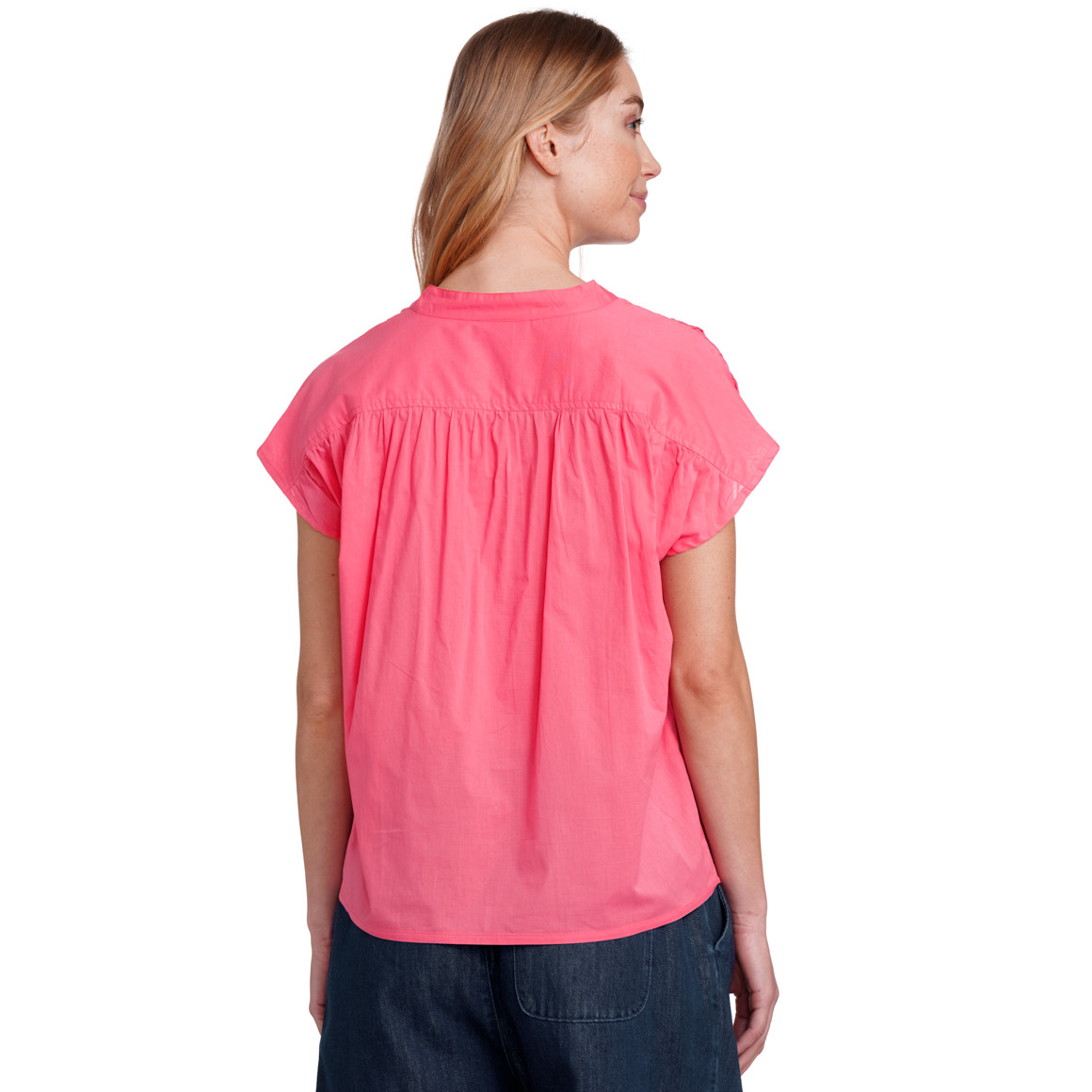 Jonas Nielsen Damen Bluse aus Bio-Baumwolle pink