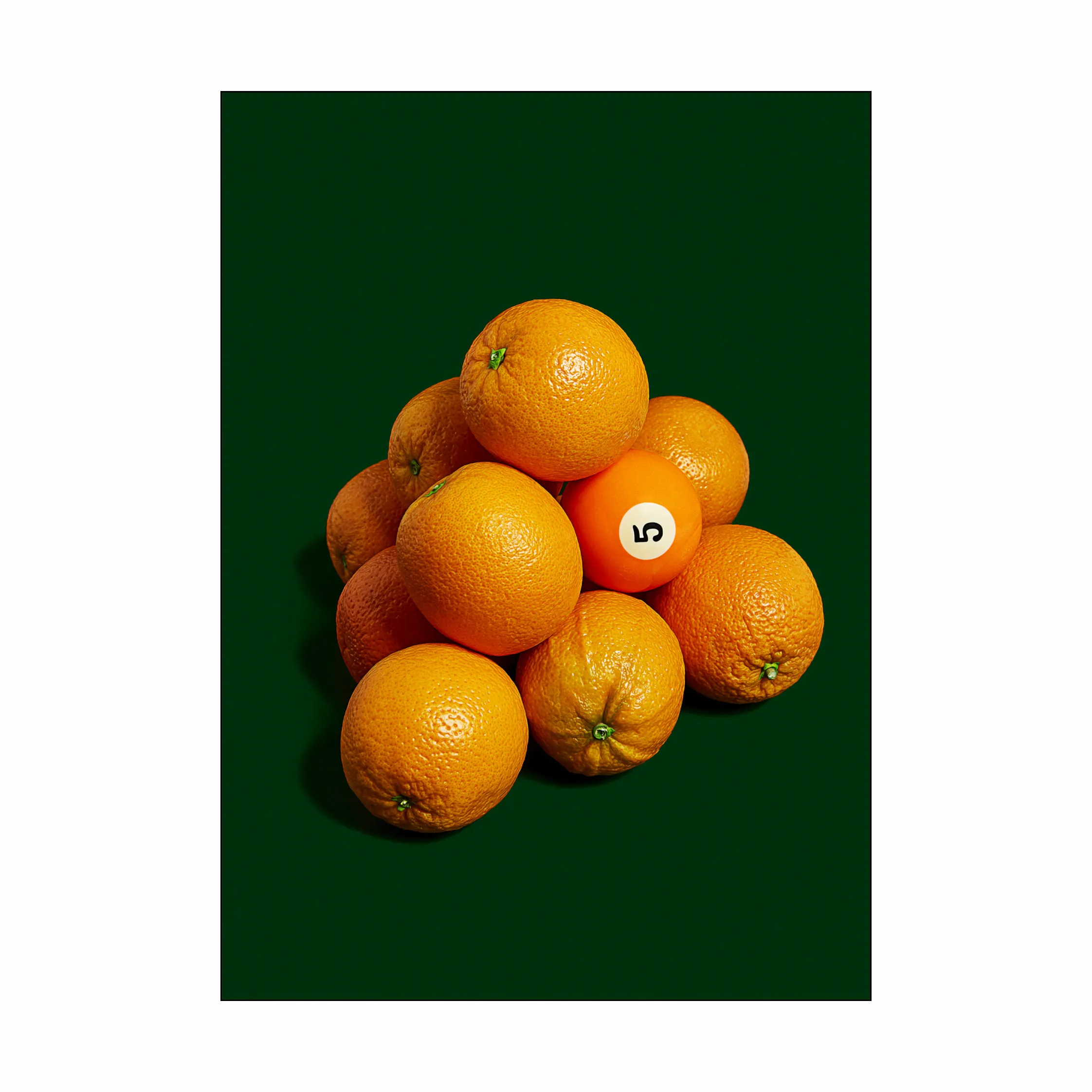 Poster&Frame plakat - Odd orange out