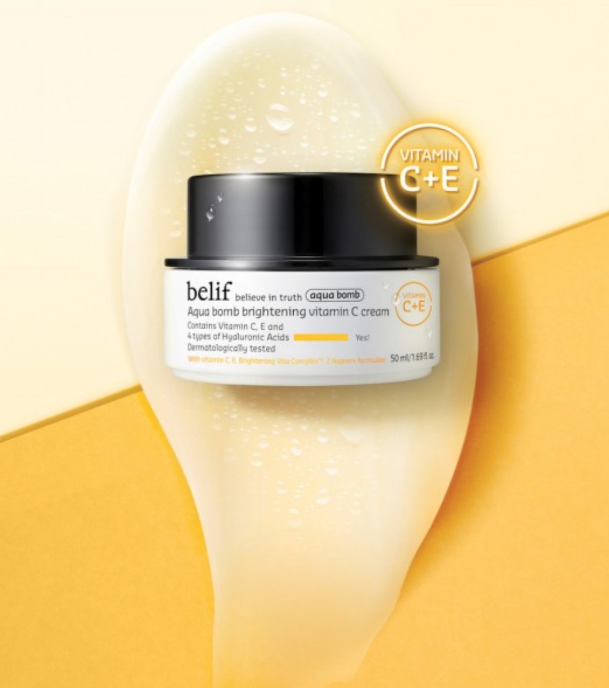 belif - *Aqua bomb* - Gel creme hidratante iluminador com vitamina C
