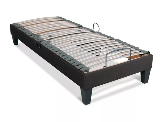BELLECOUR LITERIE | Sommier électrique AMIRAL 80x190 cm | Lattes