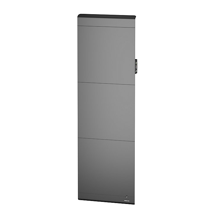 Radiateur électrique double coeur de chauffe Noirot Radiasoft gris 2000W vertical