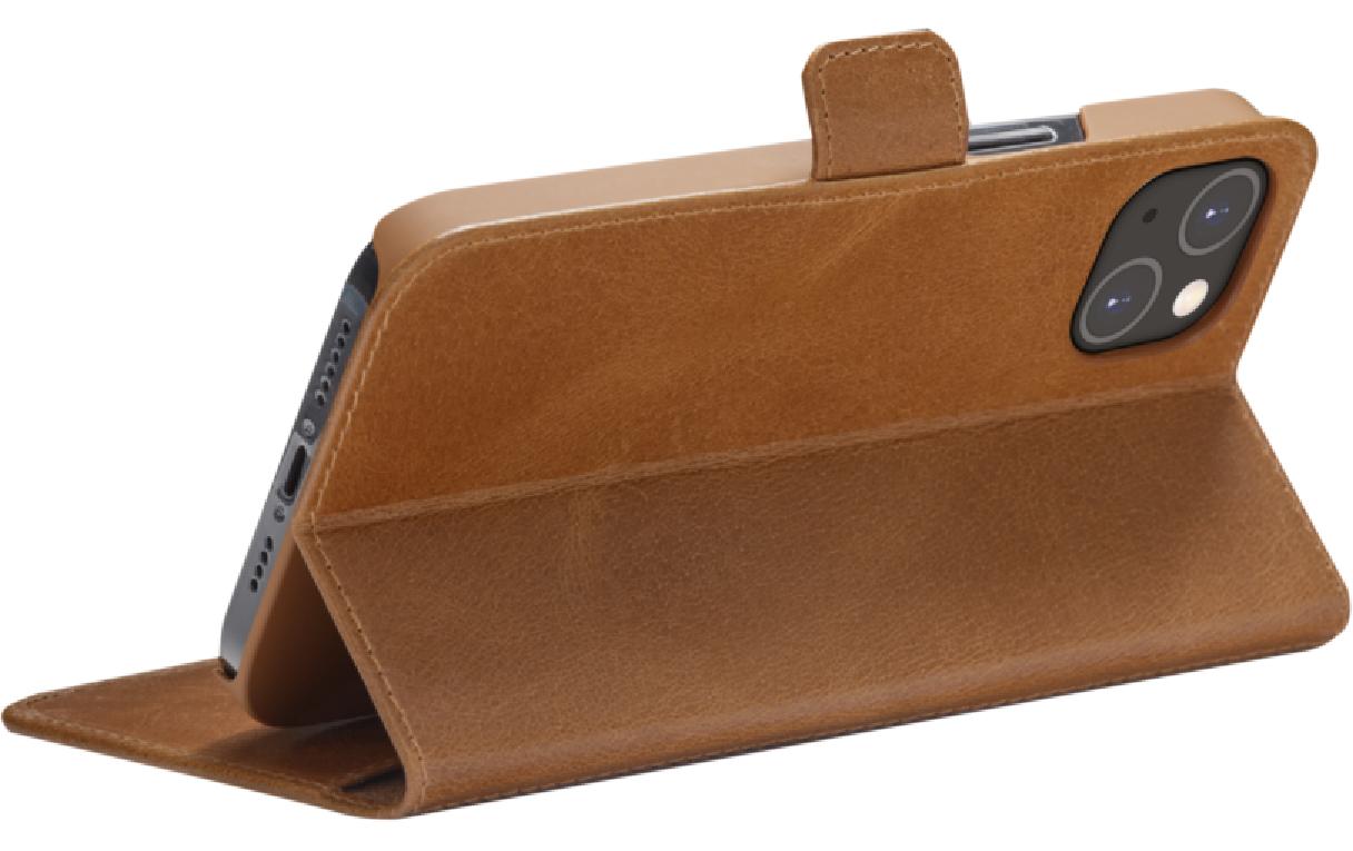Book Cover Copenhagen Slim iPhone 14 Plus BraunSchutzhülle für das Apple iPhone 14 Plus