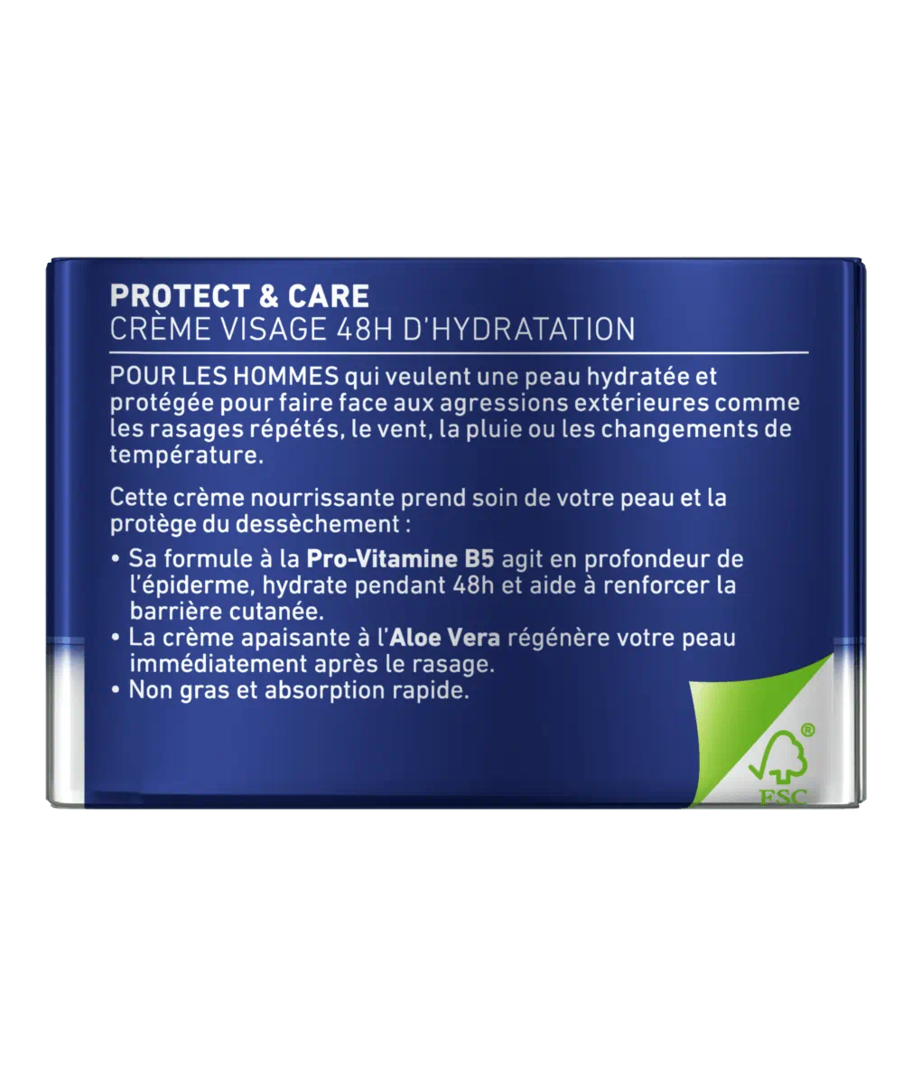 CRÈME VISAGE HYDRATANTE 48H NIVEA MEN PROTECT & CARE