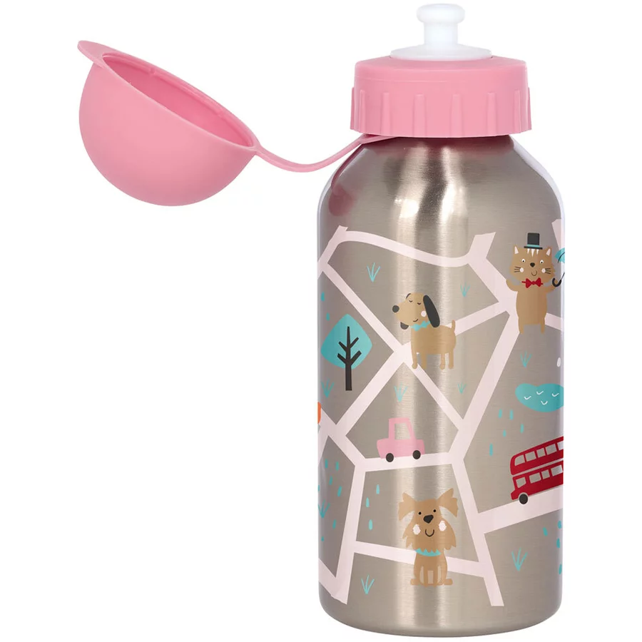 Sigikid Edelstahl-Lunchset 2er Set rosa