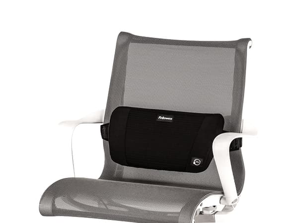 Fellowes PlushTouch - Korsryggsstøtte - svart