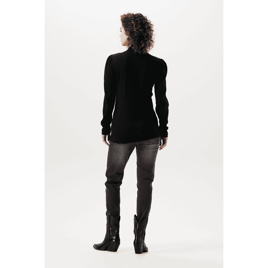 SUPERMOM Langarmshirt Casey Black
