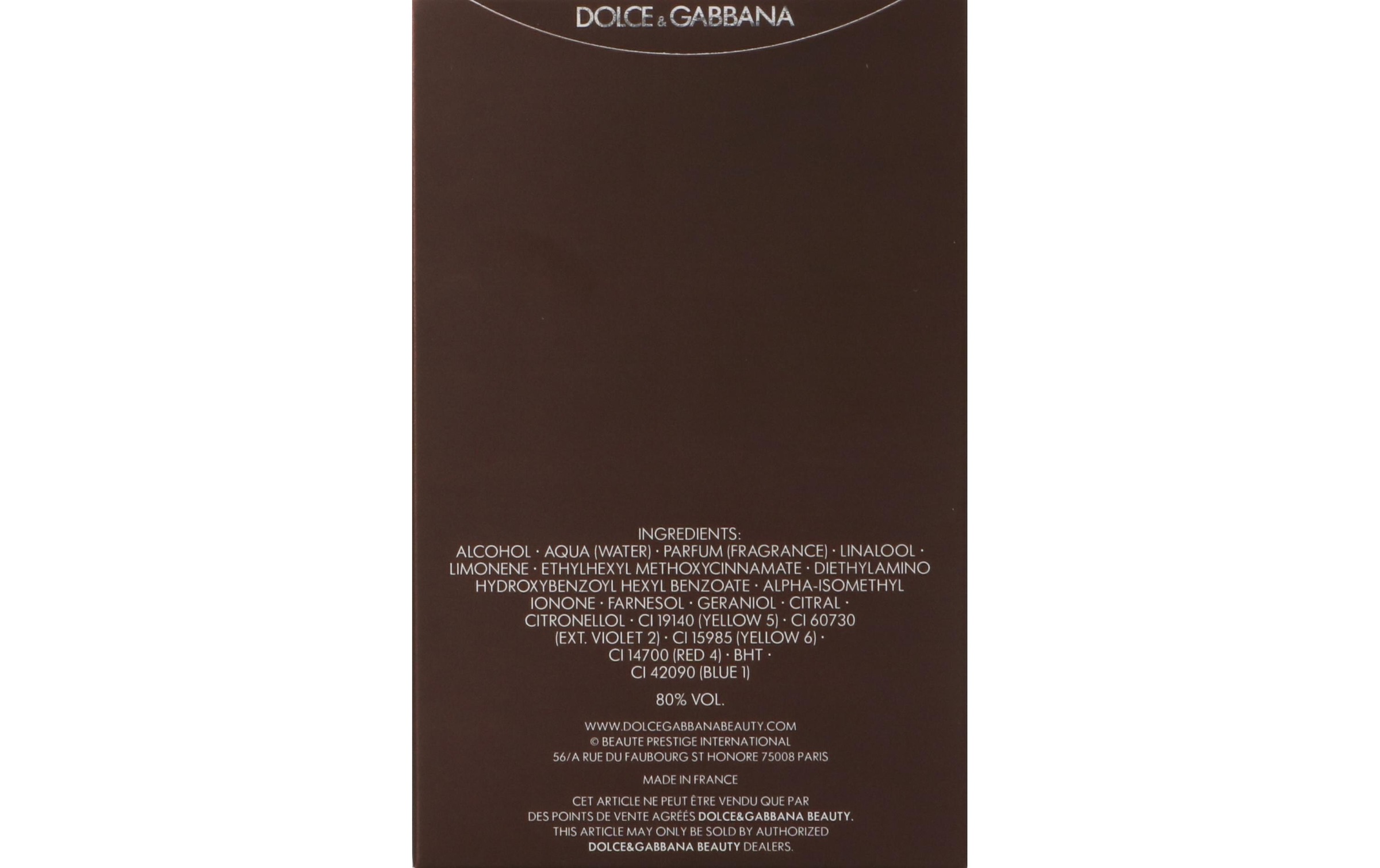 DOLCE & GABBANA Eau de Toilette »Gabbana de Toilette«
