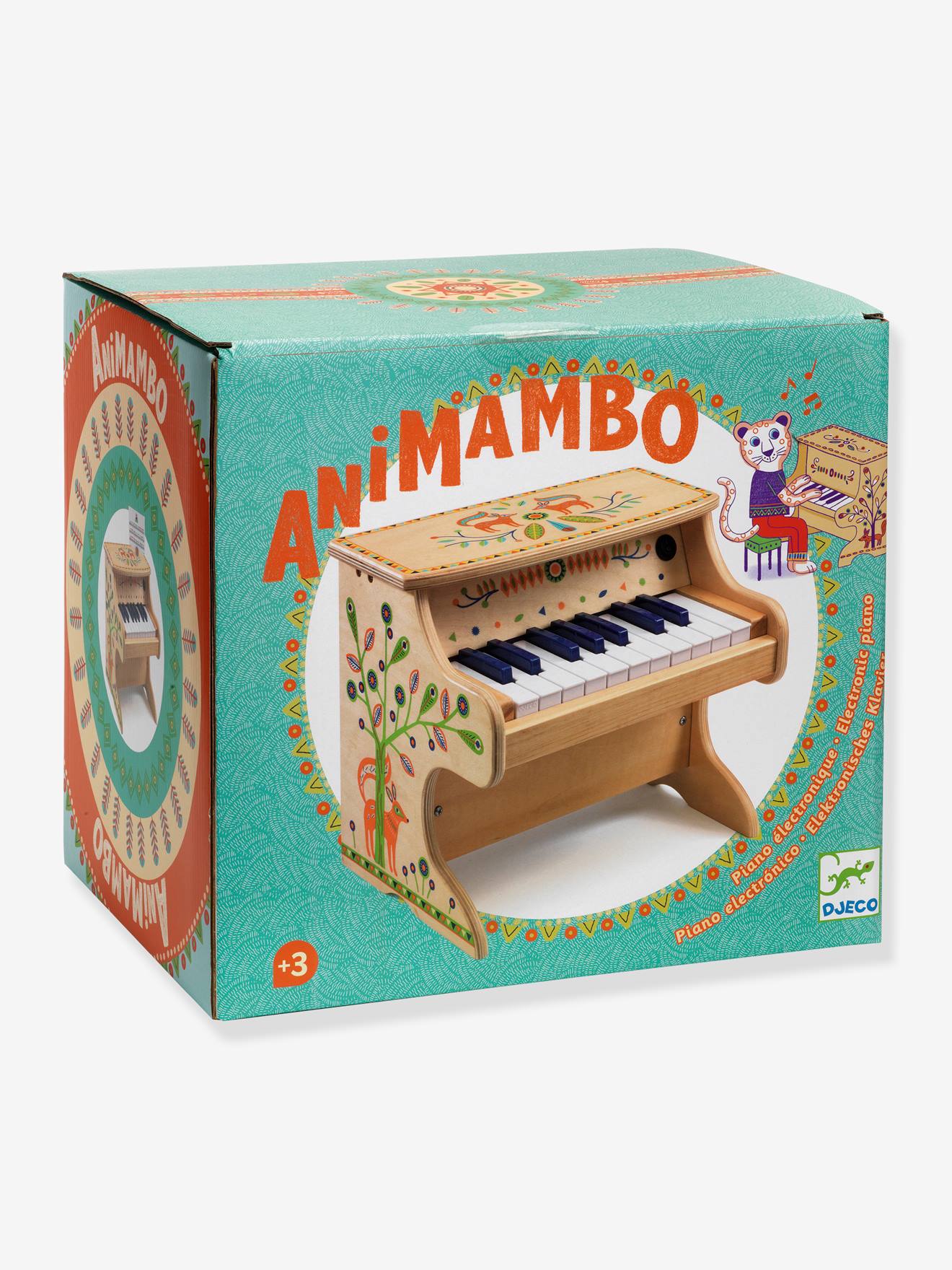 Piano eletrônico Animambo DJECO verde