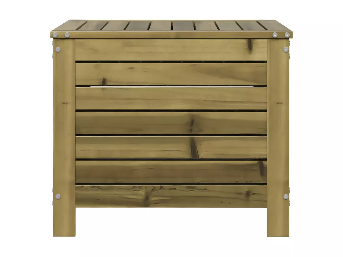 Repose-pied de jardin 62x63,5x53,5 cm bois de pin imprégné