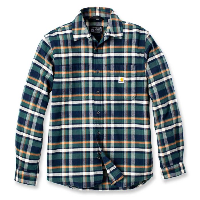 Flannel L/S Plaid Shirt Relaxed Midweigh herreskjorte