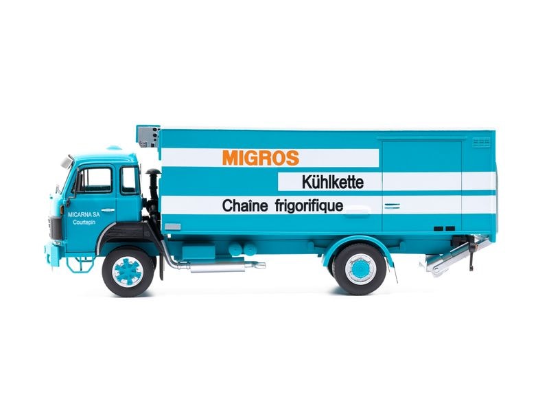 ACE LKW Saurer D290 Frigo Migros Kühlkette 1:50 Massstabgetreues Modell eines Kuehlwagens
