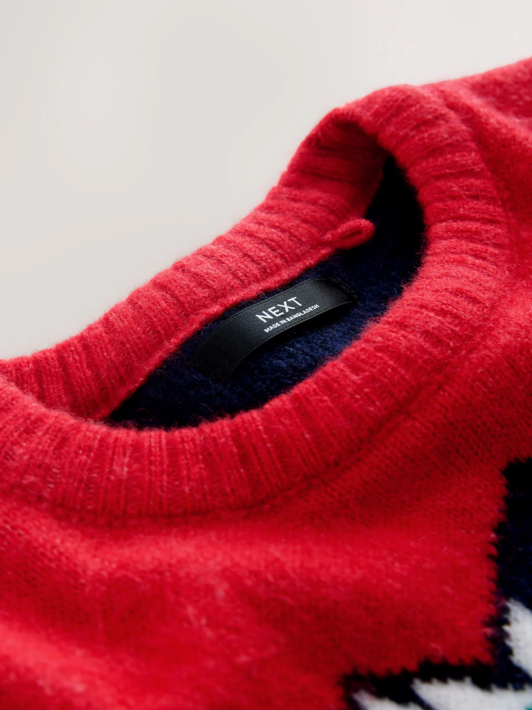 Rood met fairislemotief - Matching Family Christmas Jumper (3mths-16yrs)