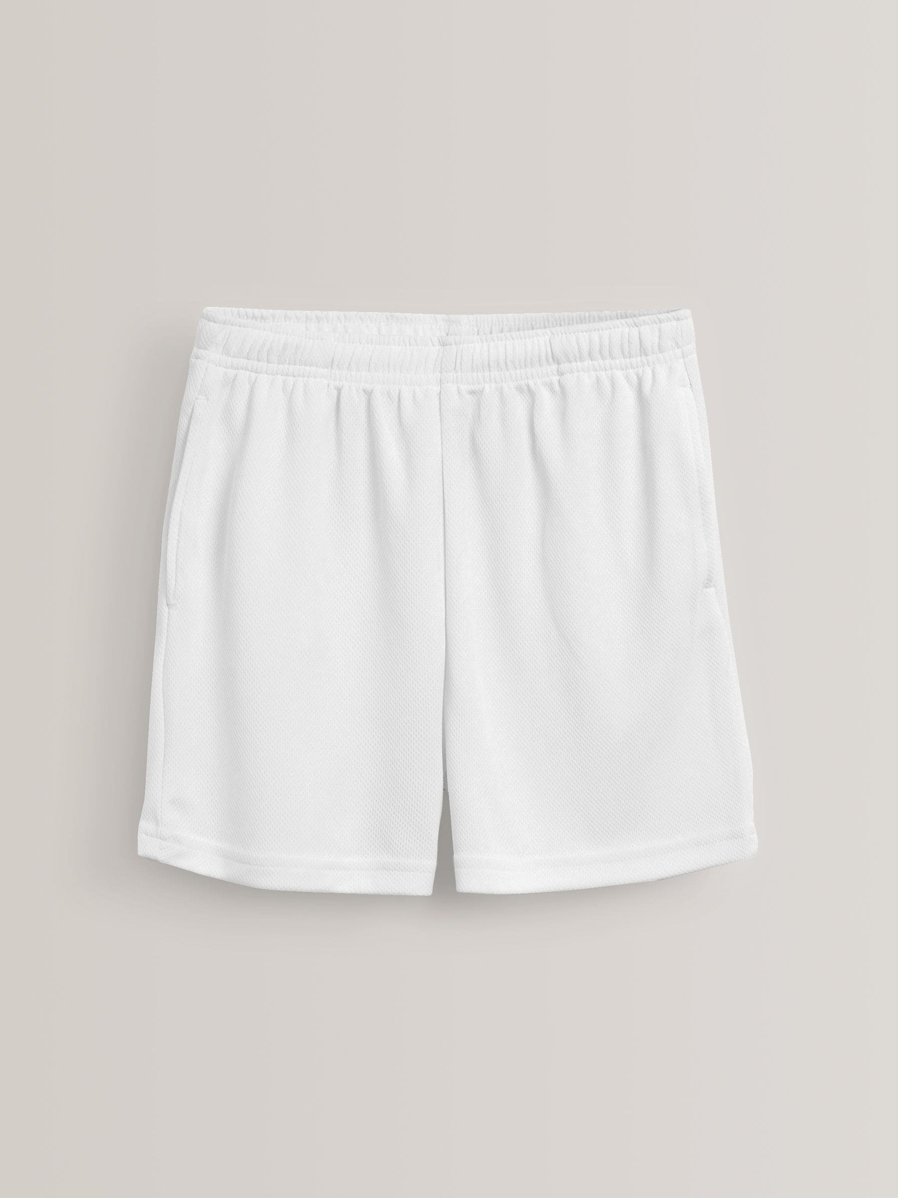 Wit - Sportshort (3-16 jr)