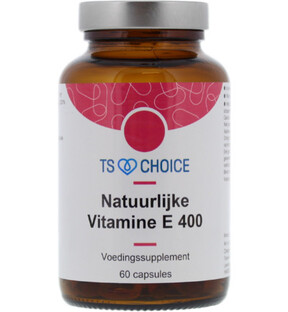 TS Choice Natuurlijke Vitamine E 400 Capsules 60CP