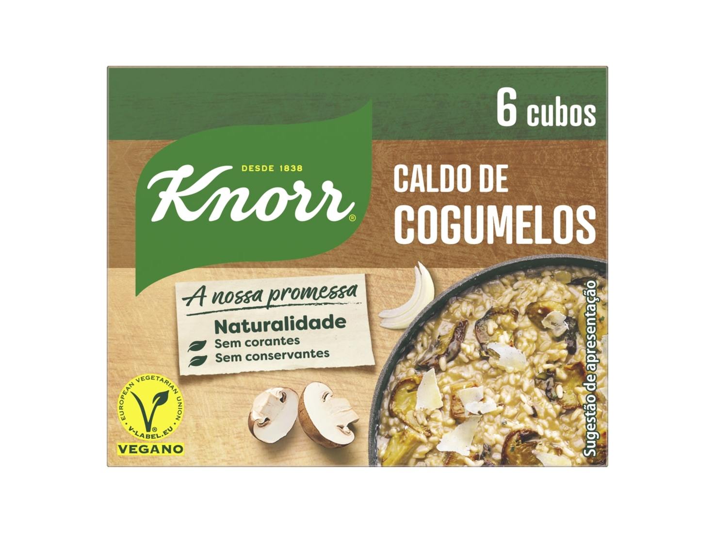 CALDOS COGUMELOS KNORR 6 CUBOS