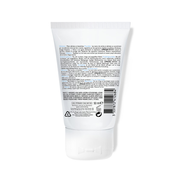 La Roche-Posay Lipikar Handcreme<br>50 ml, Creme