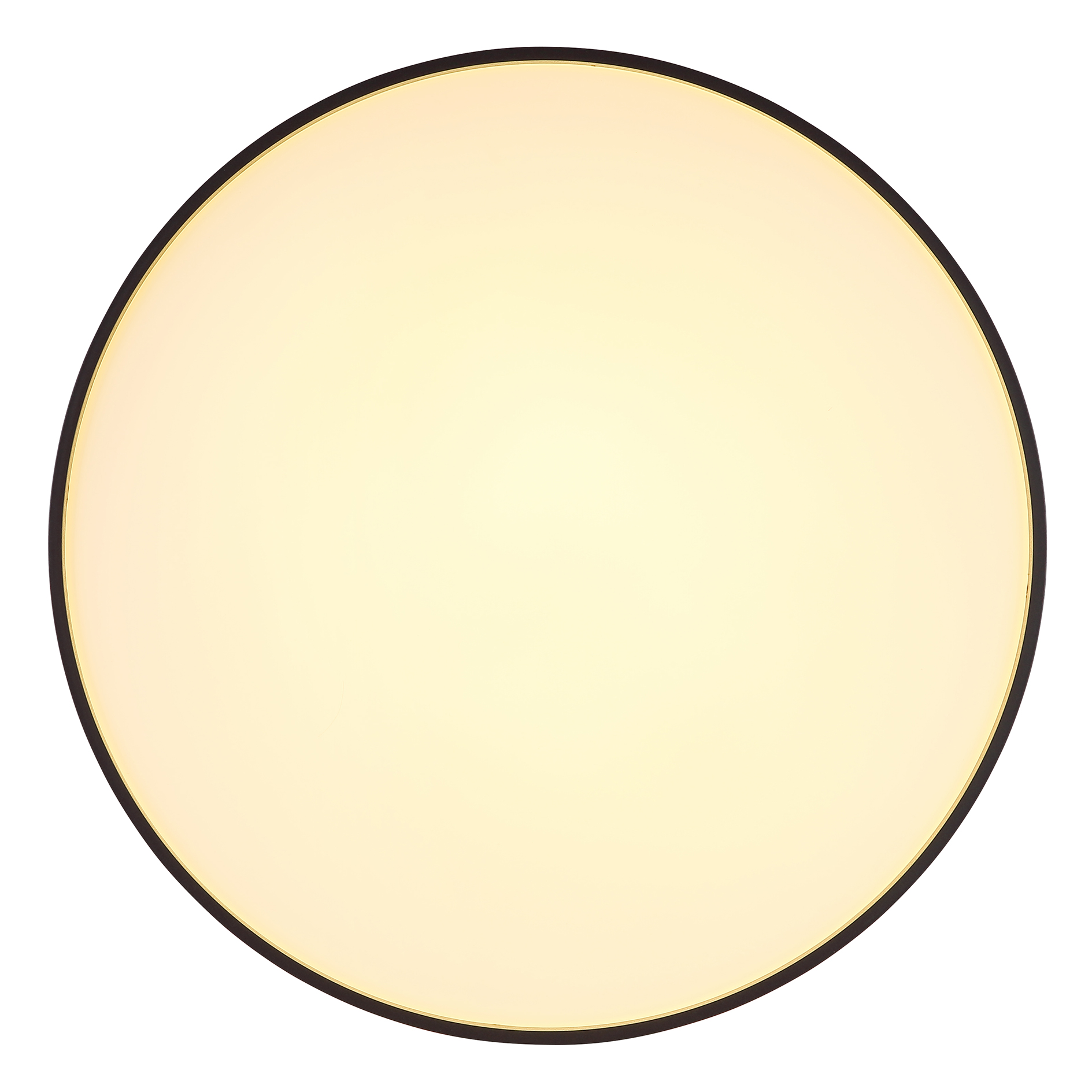 LED-Deckenleuchte - weiß - anthrazit - 48 cm