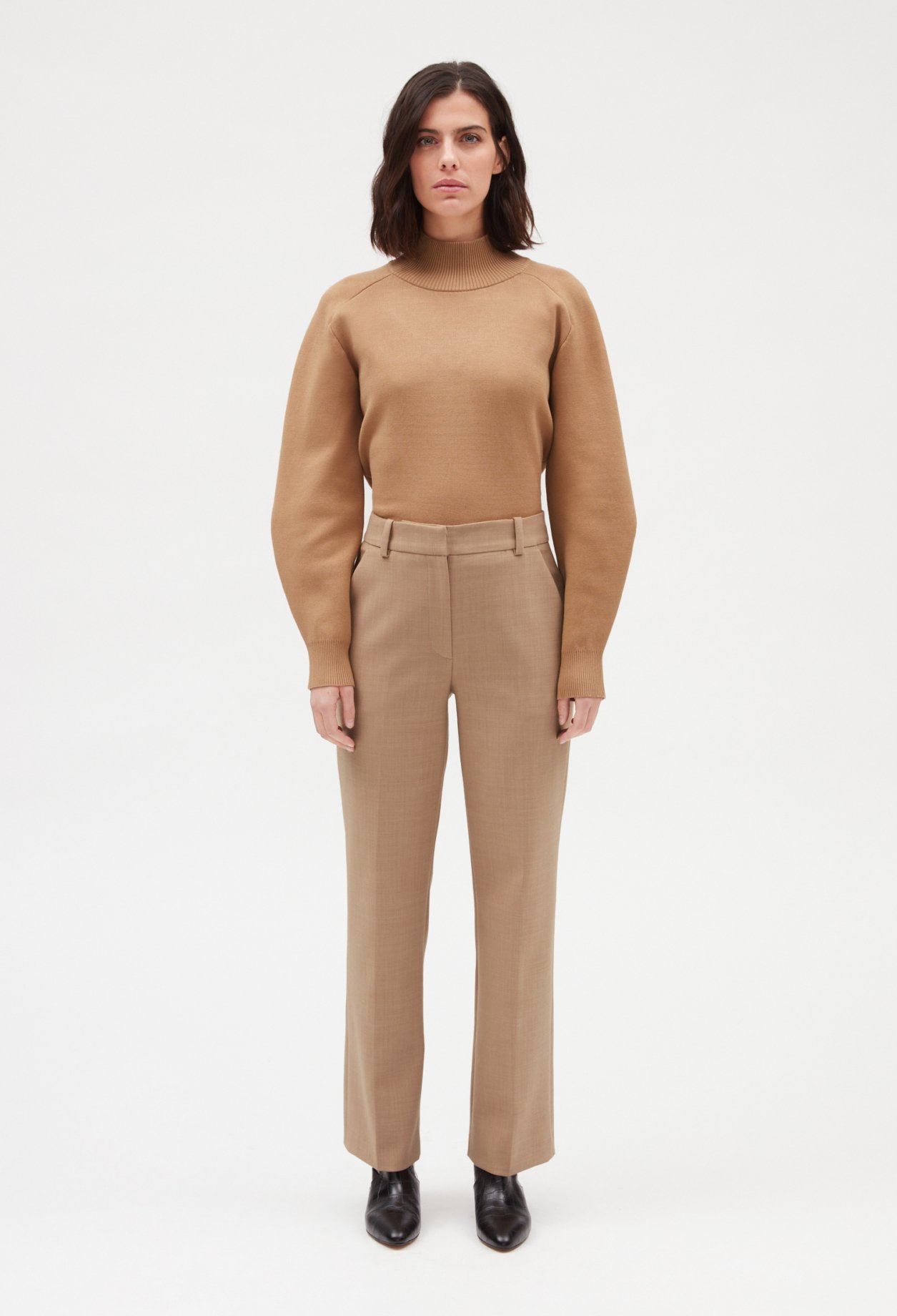 Pantalon de tailleur beige
