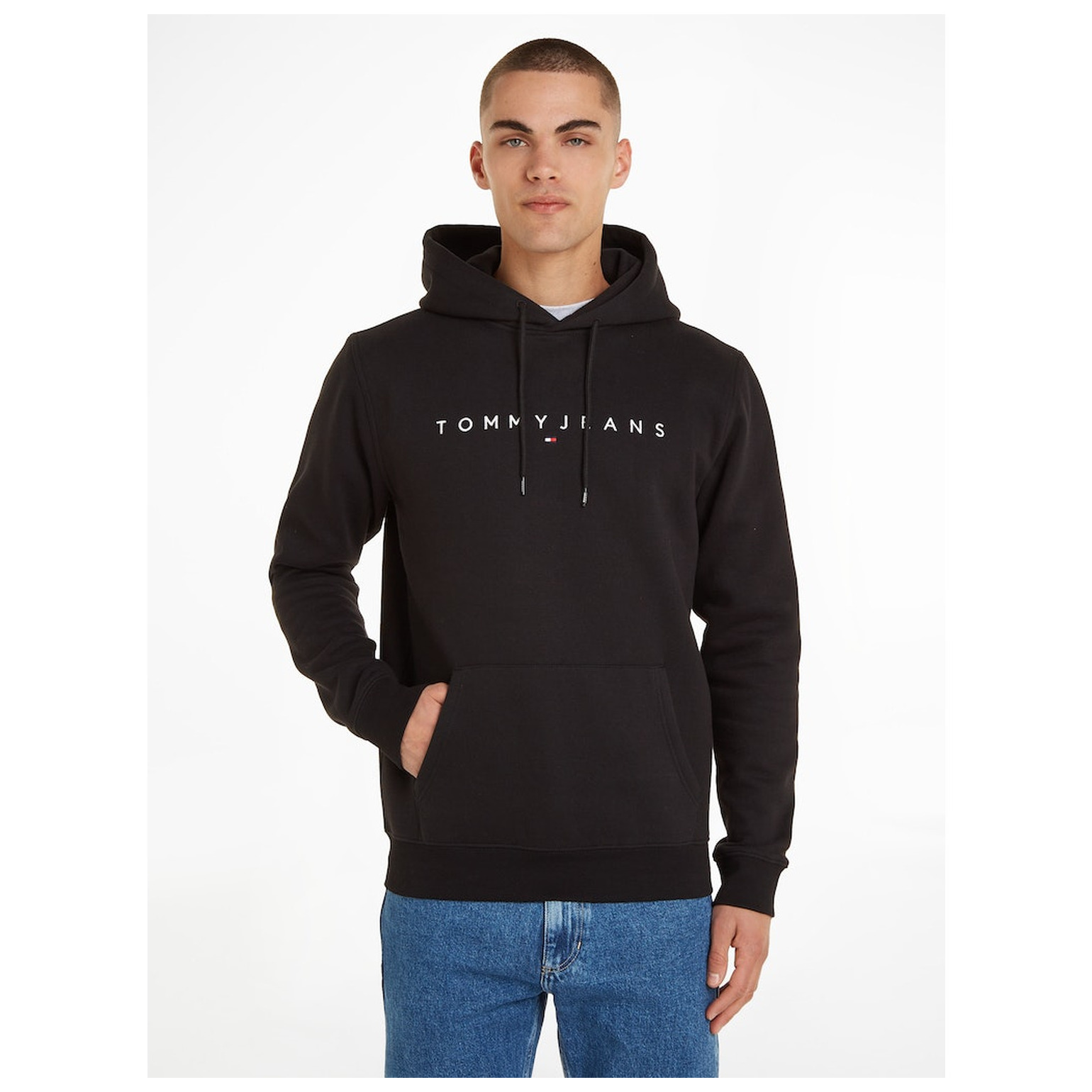 Tommy Jeans TJM REG LINEAR LOGO HOODIE EXT
