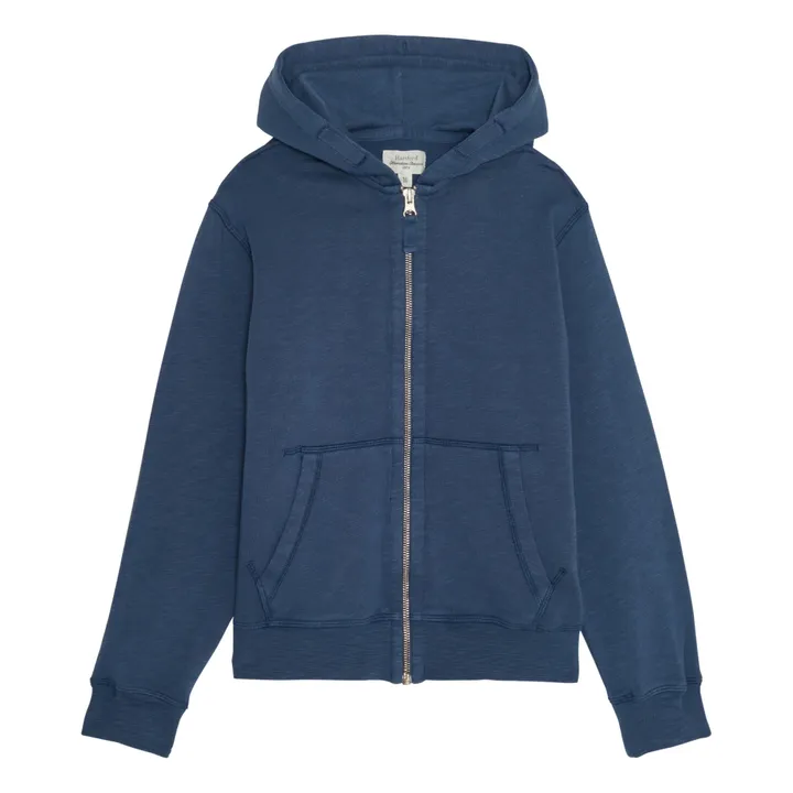 Hartford Sweat Capuche Zippé Eponge | Cobalt