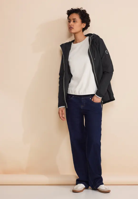 Moderner Windbreaker - Black