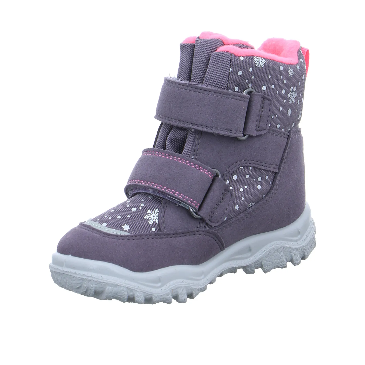 SUPERFIT Kleinkinder-Snowboot  Membran Flieder Textil  Baby-Winterstiefel Mädchen