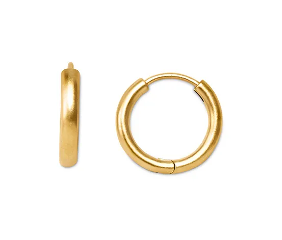 Creolen-Set, 18 Karat vergoldet