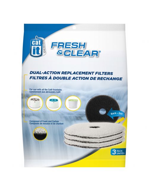 Catit Filters Drinkfontein 2l - Kattendrinkbak - 3 stuks