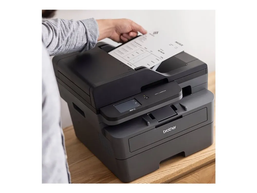 Brother MFC-L2860DWE - Multifunktionsprinter - S/H - laser - A4/Legal (medie) - op til 34 spm (kopiering) - op til 34 spm (udskriver) - 250 ark - 33.6 Kbps - USB 2.0, LAN, Wi-Fi(n)