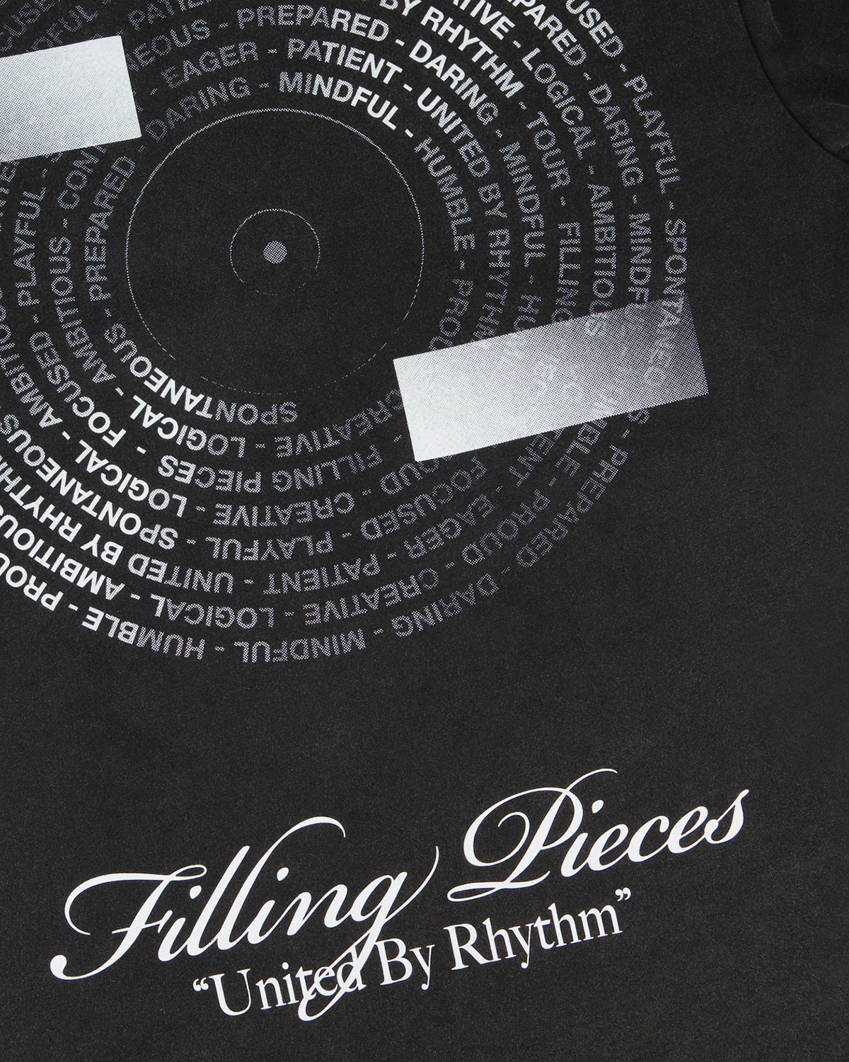 T-shirt Vinyl Vintage Black