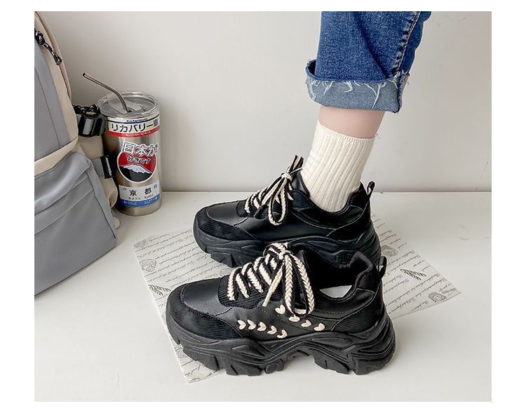caneik - Platform veterschoenen
