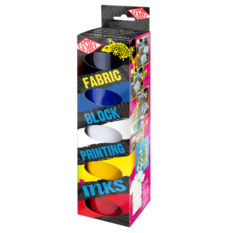Essdee Stoff Linoldruckfarbe, Set