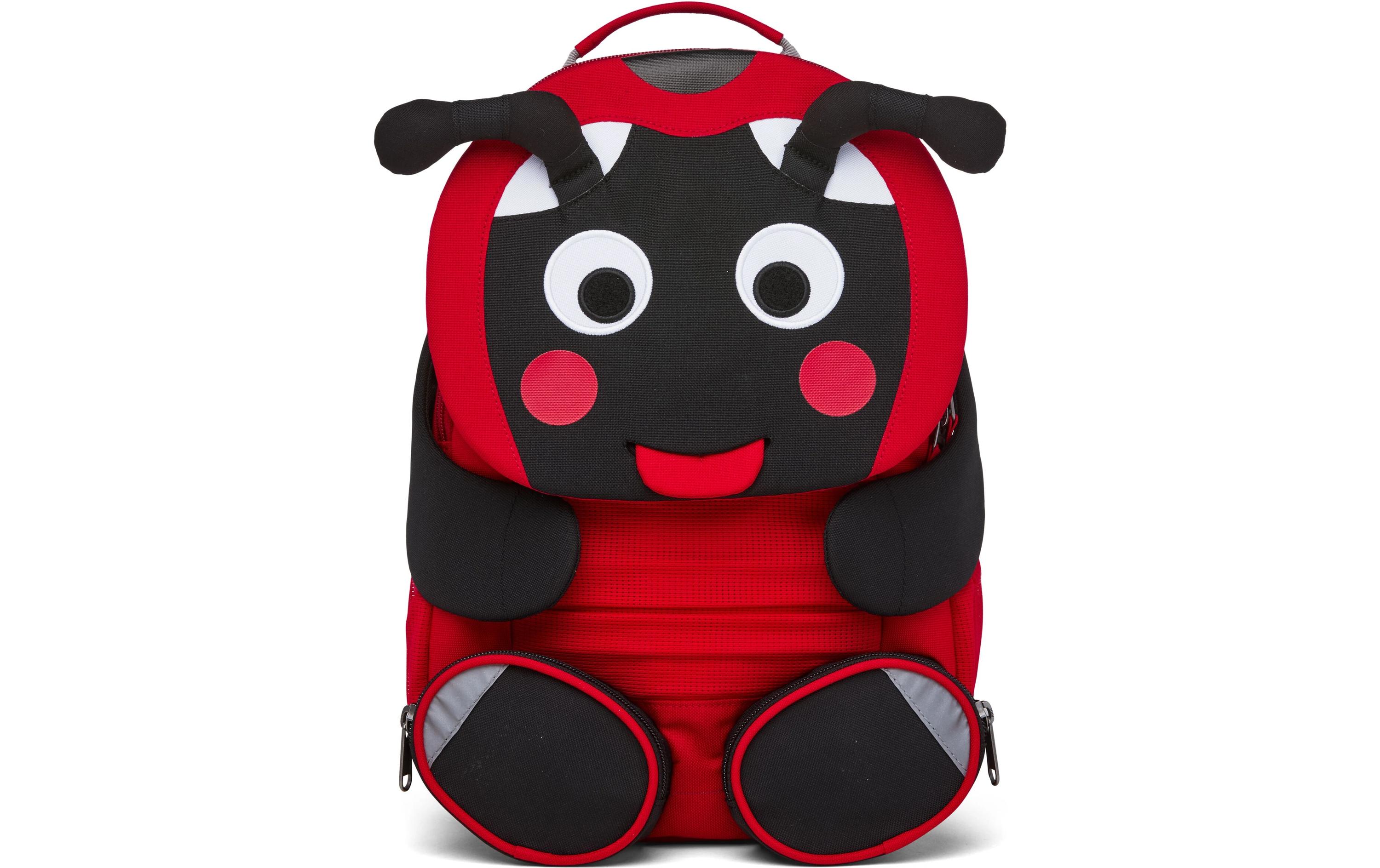 Rucksack Grosser Freund Marienkäfer 8 lKinderrucksack mit farbigen Druckpunkten an der Brustgurtschnalle