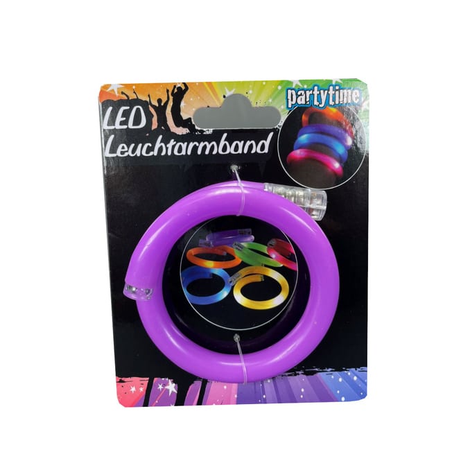 LED Leuchtarmband - blinkend - 1 Stück