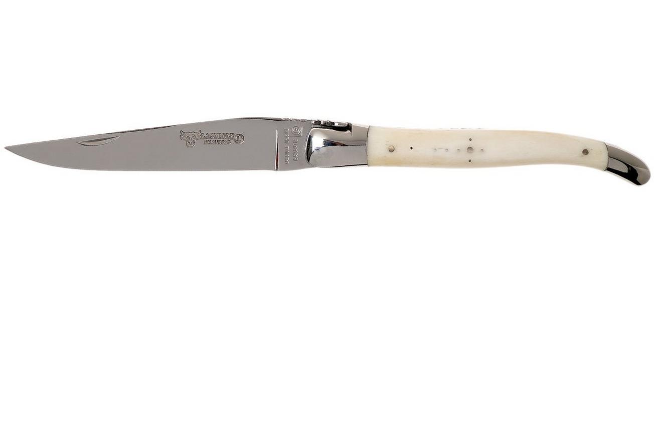 Laguiole en Aubrac Classic 12cm wit been L0212OSI-FSI1