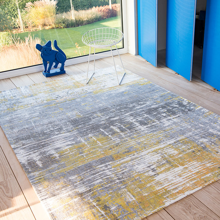 Vintage vloerkleed - Atlantic Streaks 8715 Geel
