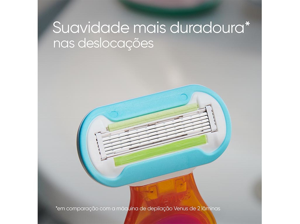 RECARGA DE LÂMINAS SNAP EXTRA SMOOTH VENUS 2 UN