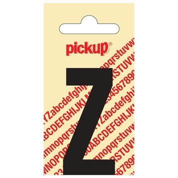 Pickup plakletter z 60 mm zwart
