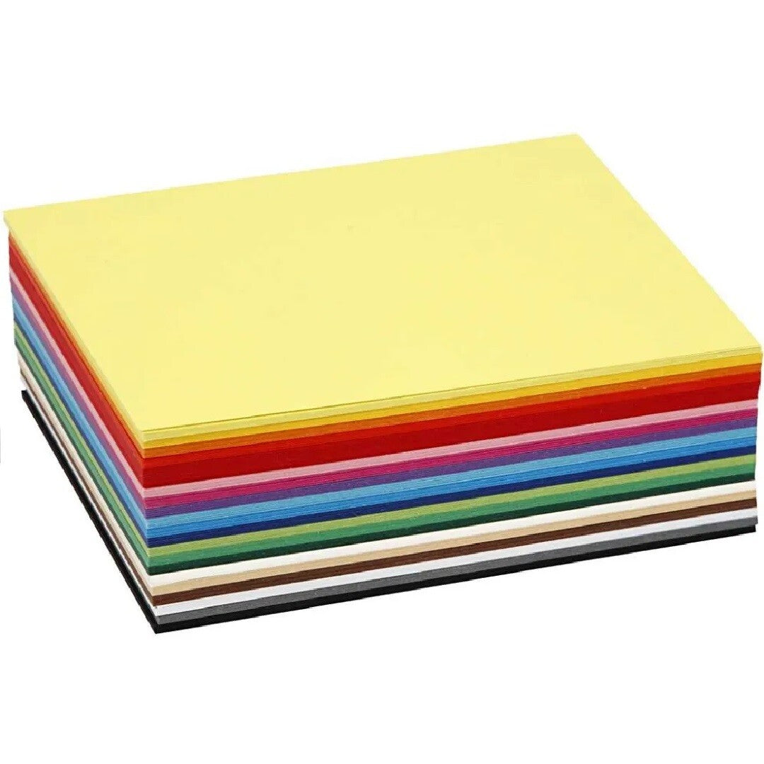 Creativ company knutselkarton A6 180 gr - in 20 kleuren - 300 vellen