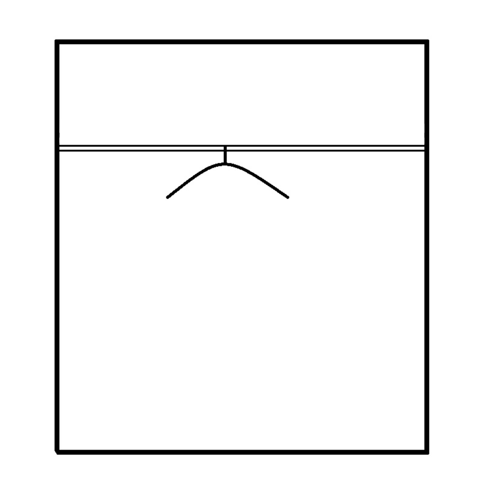 Stoffschrank - blau - 75 cm