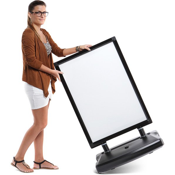 Présentoir extérieur Windtalker® City base plastique