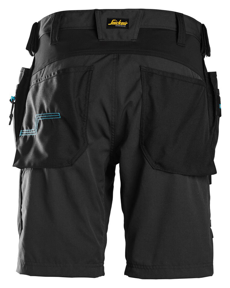 Snickers LiteWork 37.5® 6110 - Korte werkbroek - Zwart - 44
