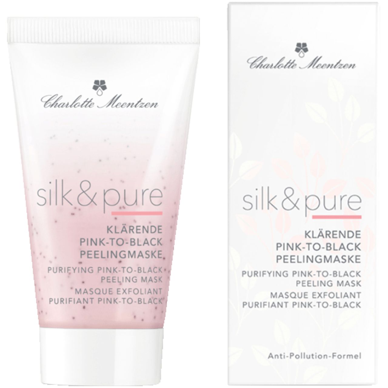 Charlotte Meentzen, Silk & Pure Klärende Pink-to-Black-Peelingmaske