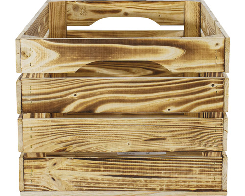 Buildify houten doos, gevlamd, 60x39x30cm