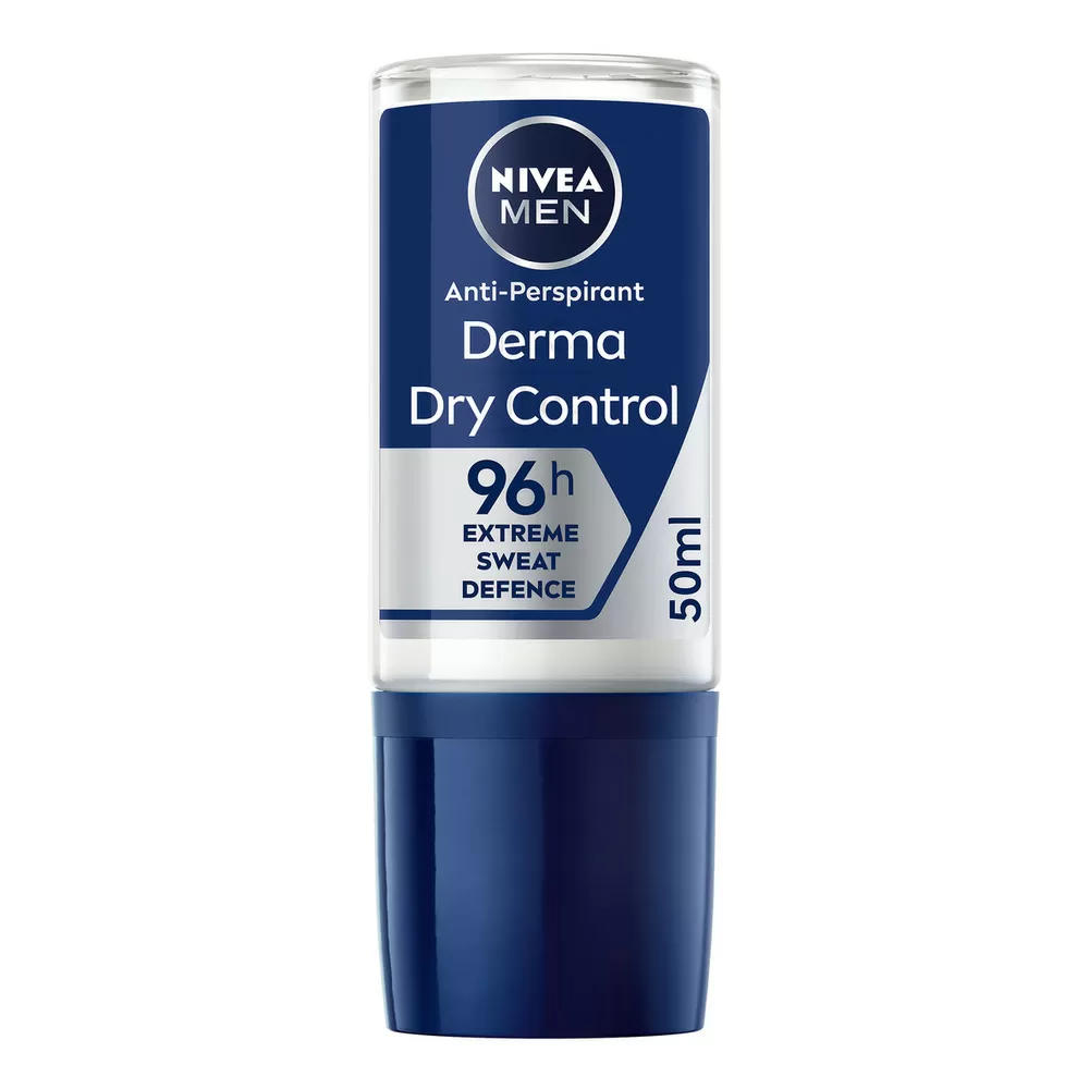 Nivea Men Derma Dry Control Maximum Deo Roll On - 50 ml.