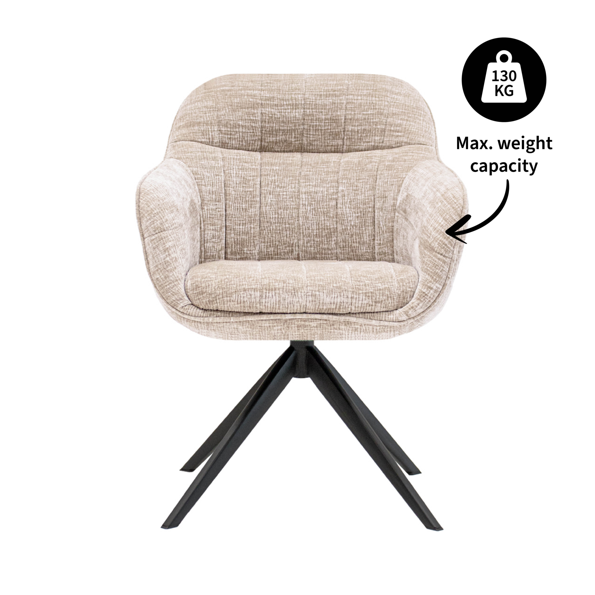 Eetkamerstoel Stan beige